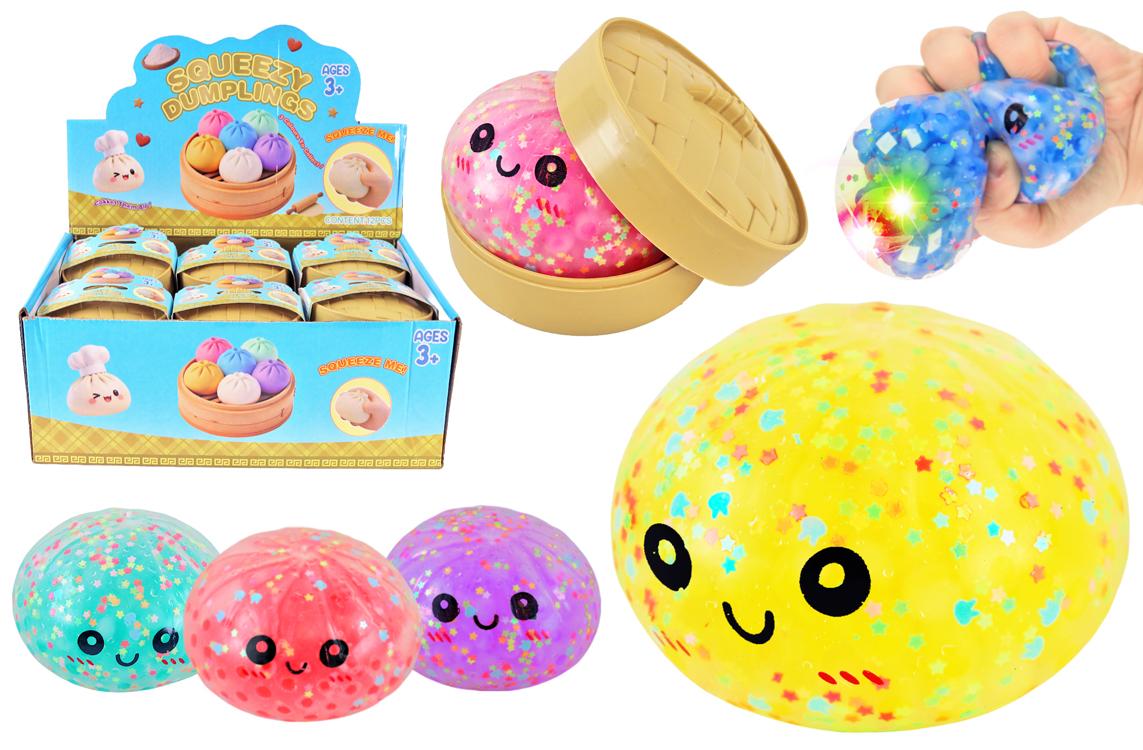 Mystery Squishy Dumpling (Light-Up, Stars) (3 Inch) image