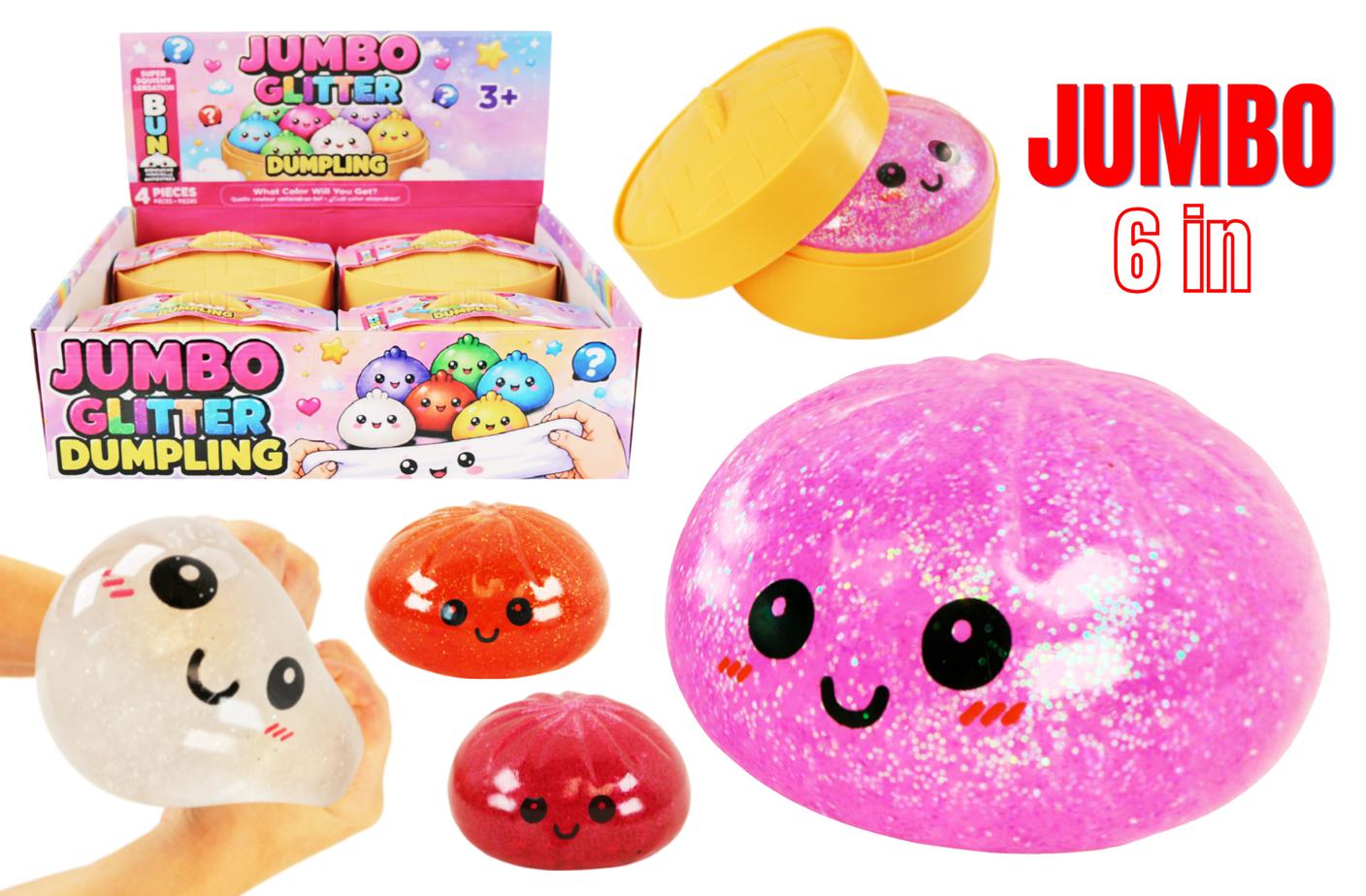 Mystery Squishy Dumpling (Glitter) (Jumbo, 6 Inch, 2 lbs.) image