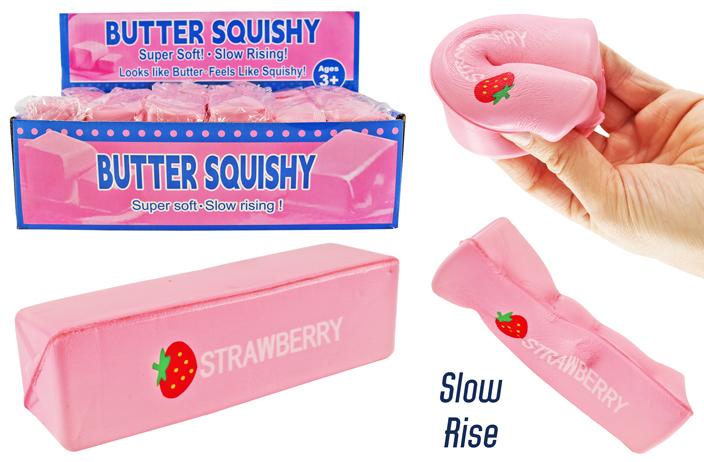 Butter Squishy (Strawberry) (5 Inch) (No UPC) image