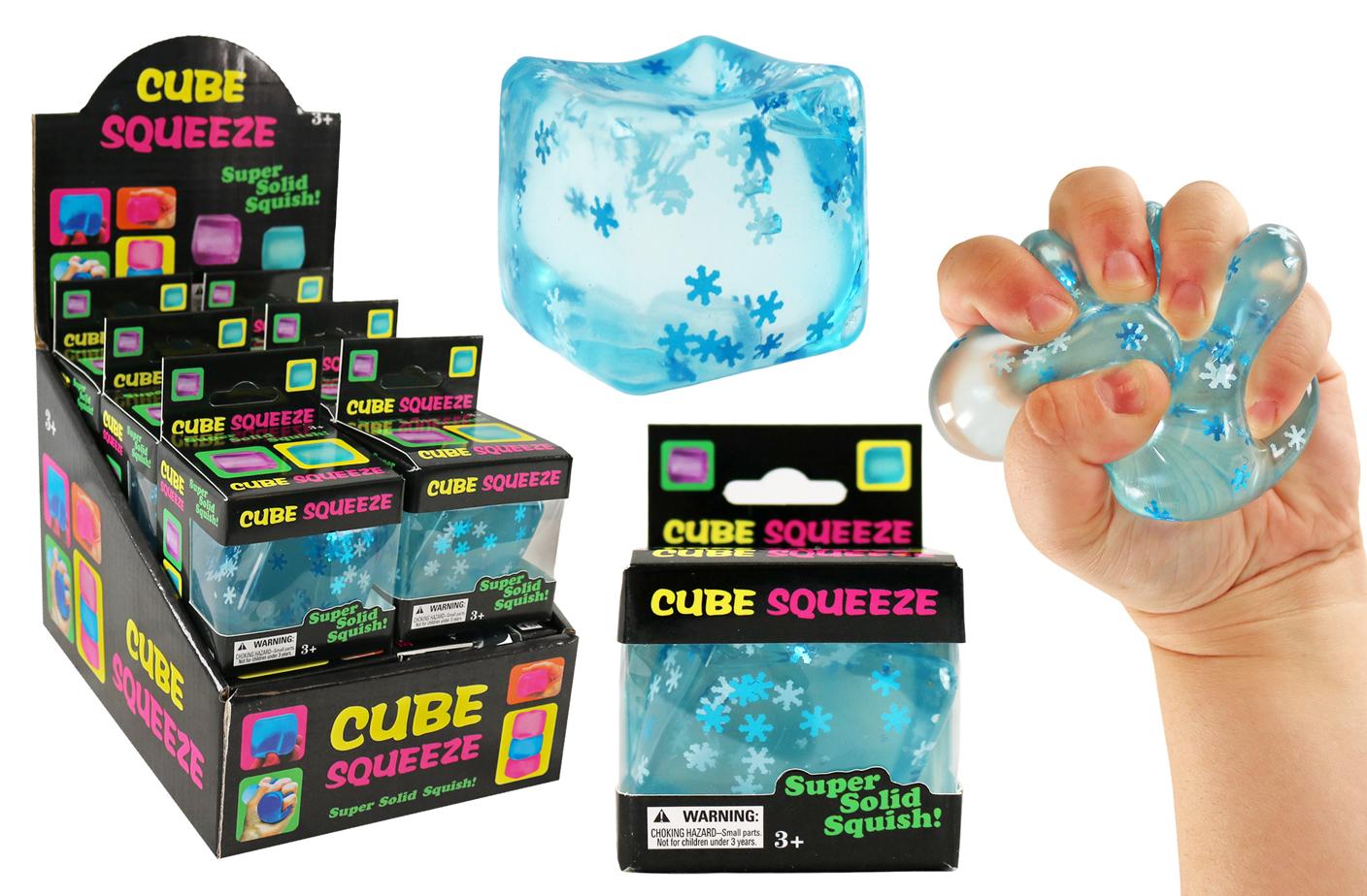 Sugar Dough Squish Cube (Snowflake Glitter) (No UPC) image