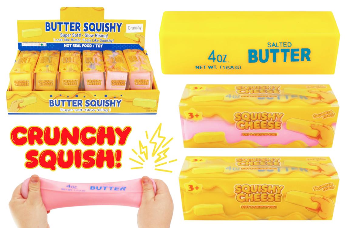 Crunchy Butter Squishy (Yellow/Pink) (5.25 Inch) (No UPC) image
