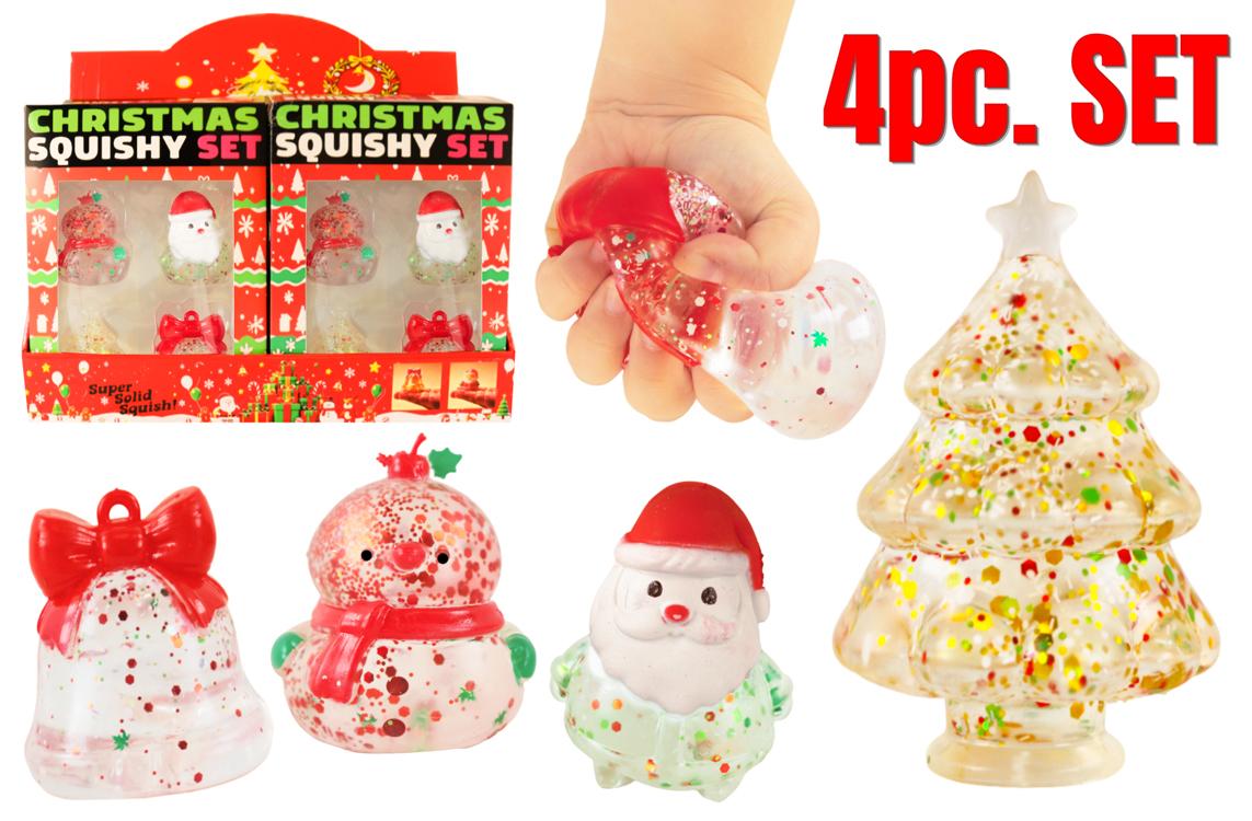 Christmas Sugar Dough Squishy Set (4 PC) image