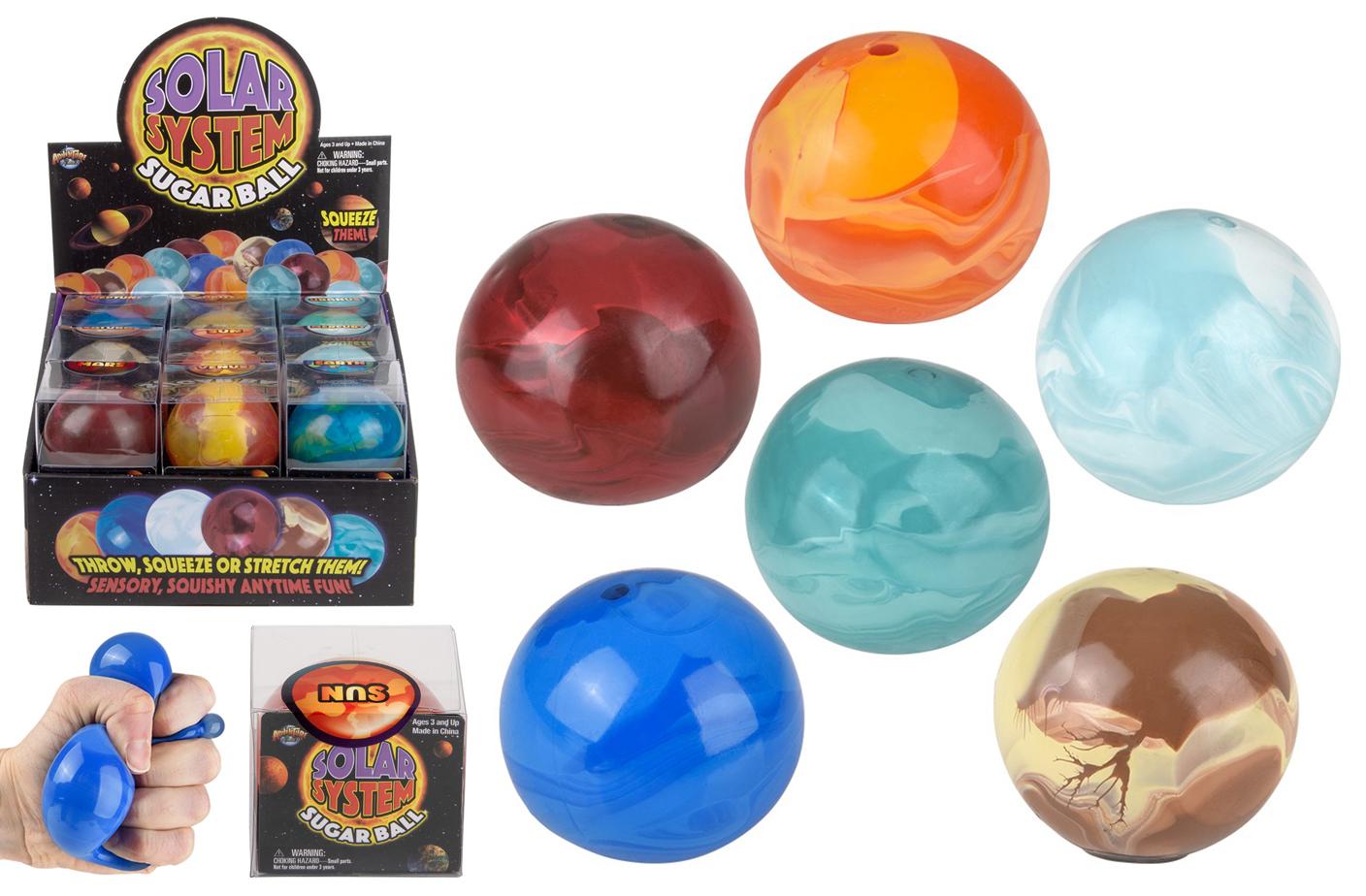Sugar Dough Squish Ball (Planets) (Assorted) image