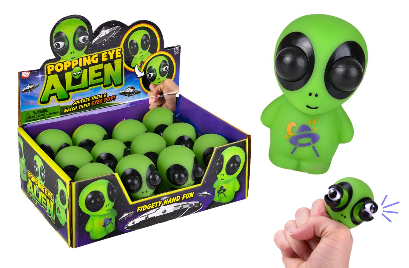 Alien with Popping Eyes (3.25 Inch) image