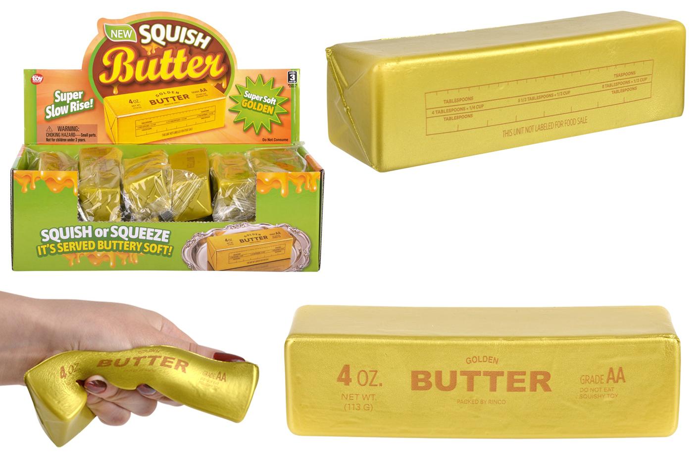 Butter Squishy (Gold) (5 Inch) image
