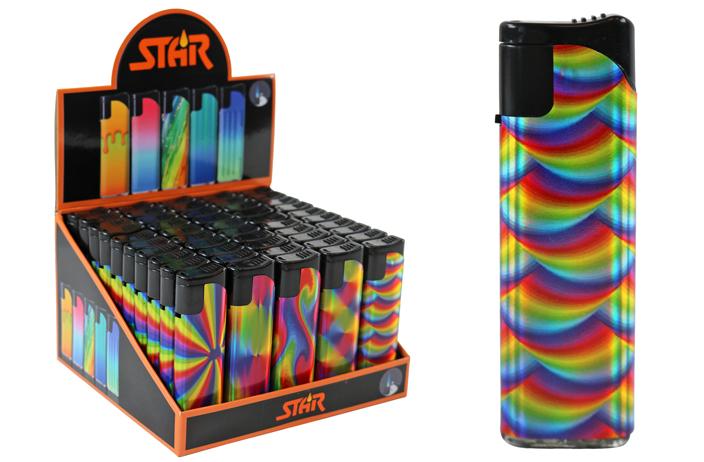 Electronic Torch Lighter (Colorful Holographic) image