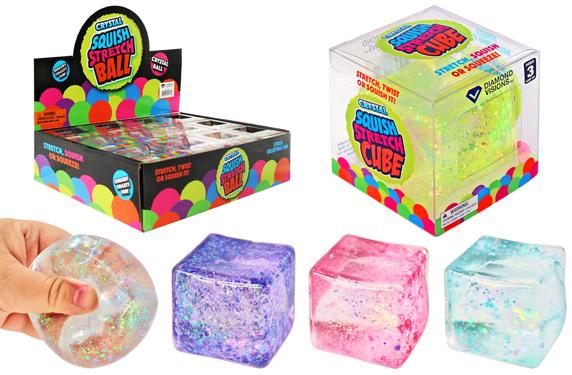 Sugar Dough Squish Cube (Glitter) image