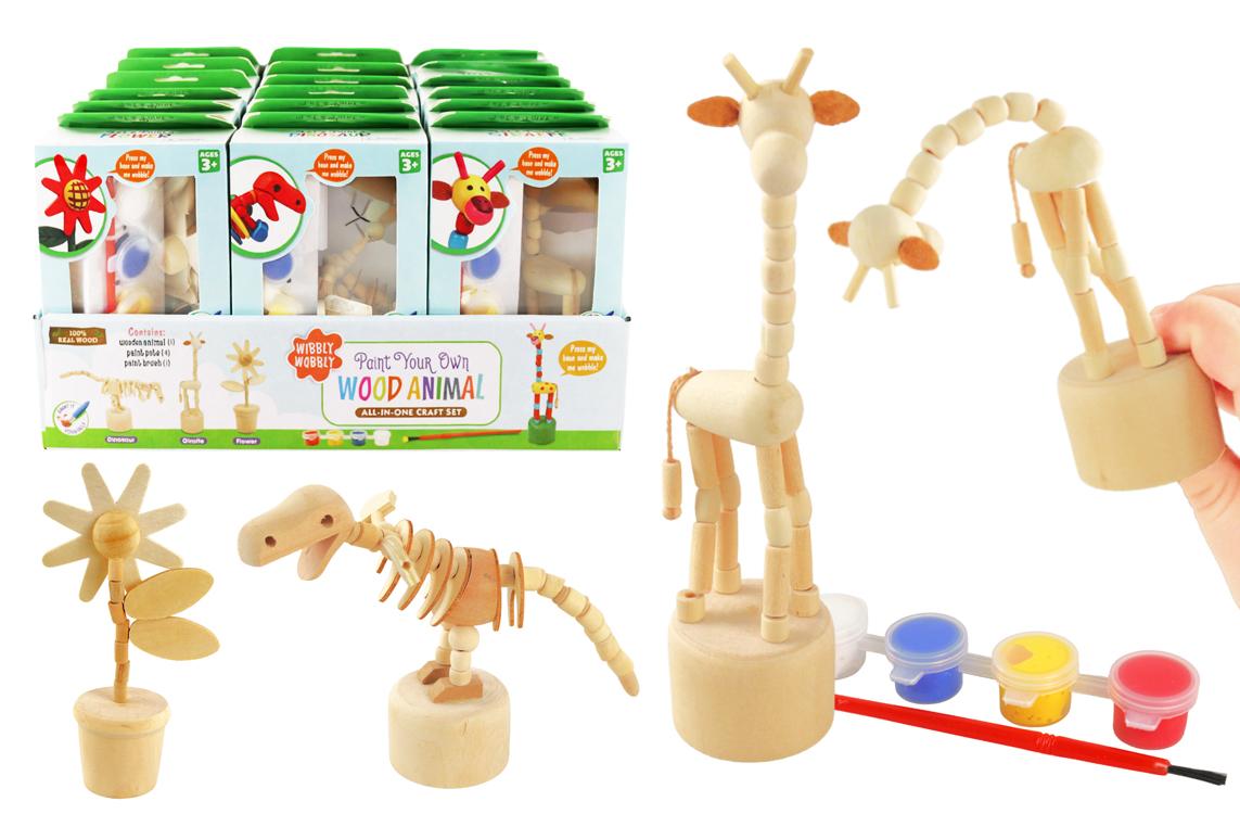 Wood Craft Paint Set (Wibbly Wobbly) image