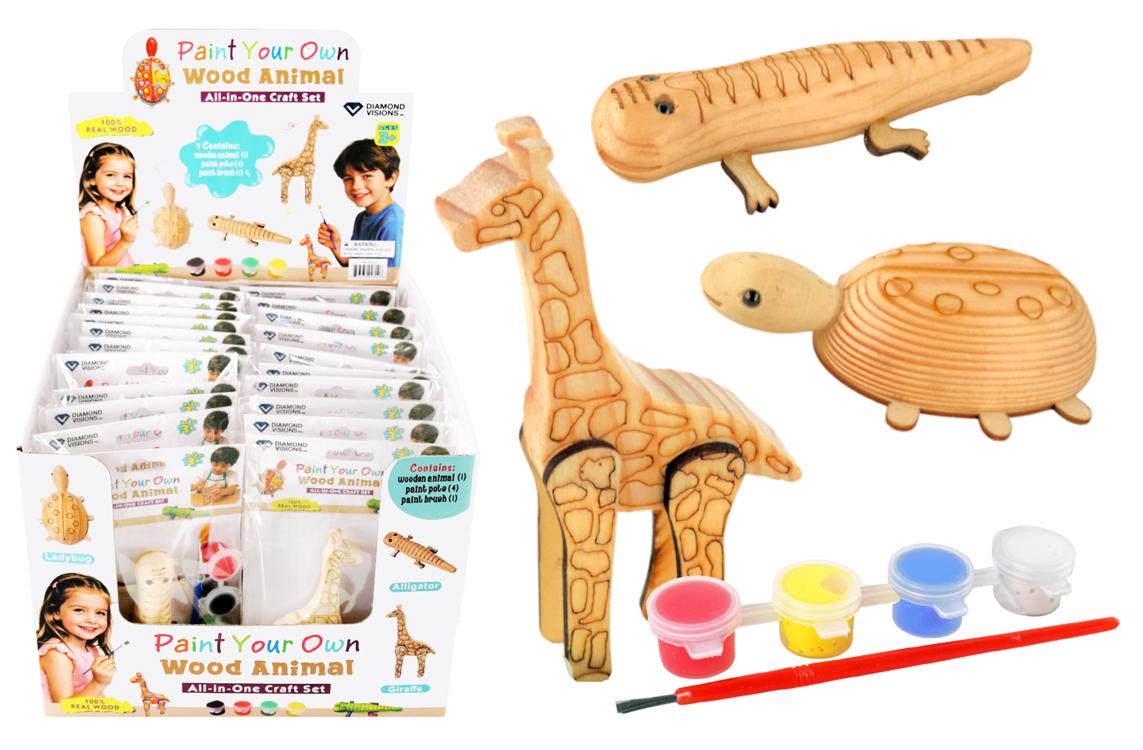 Wooden Animal Craft Paint Set (V2) image