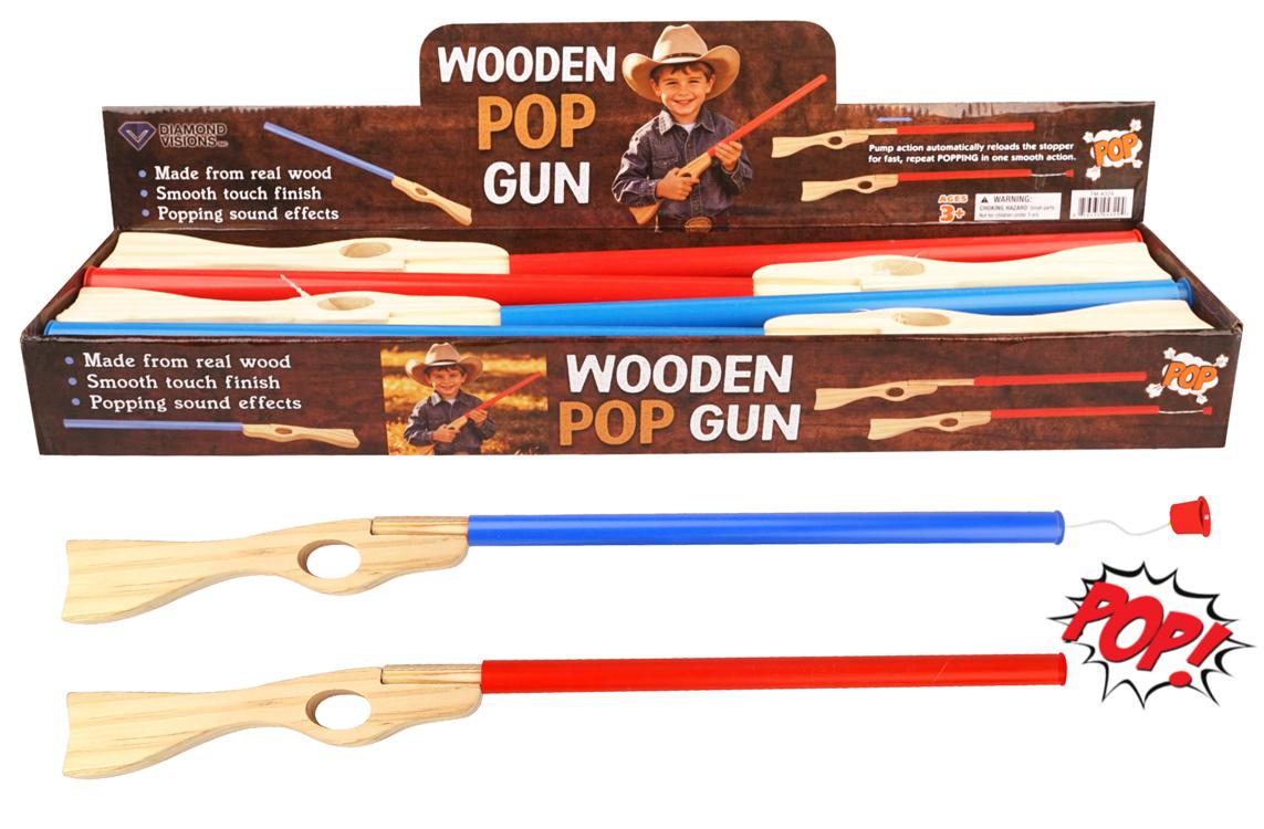 Wooden Pop Gun Rifle (22 Inch) image