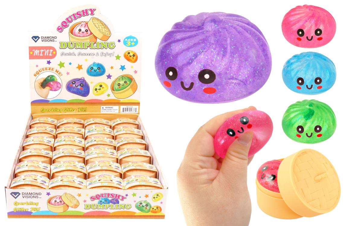 Mystery Sugar Dough Squishy Dumpling (Glitter) (2 Inch) image