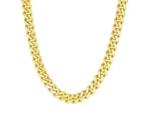 14k Yellow Gold 22 inch Polished Curb Chain Necklace image