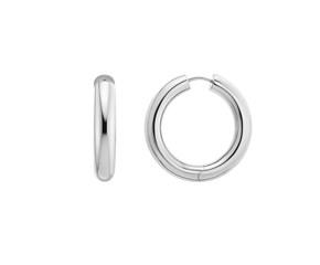 Sterling Silver Classic Round Hoop Earrings