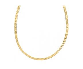 14k Yellow Gold Braided Herringbone Chain (3.20 mm) image