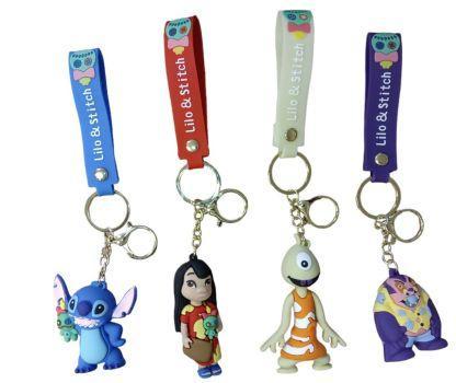 PVC Keychain - 3D Alien & Friends Assortment Backpack Charm (YSC337) image