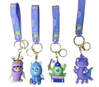 PVC Keychain - 3D Monster Friends Assortment Backpack Charm (KC-MY1121149) OUT OF STOCK image