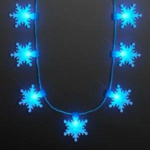 Christmas Light Up Snowflake Necklace image
