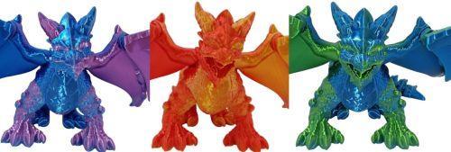 3D Printed Articulated 8"-Winged Gargoyle Novelty Toy (3D -YDY031) image