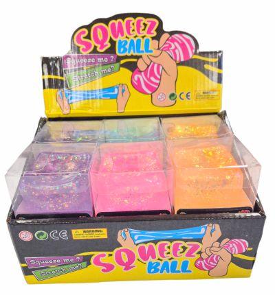 Glitter Ice Cube Squishy 2.2"Assorted (YGB-05) image