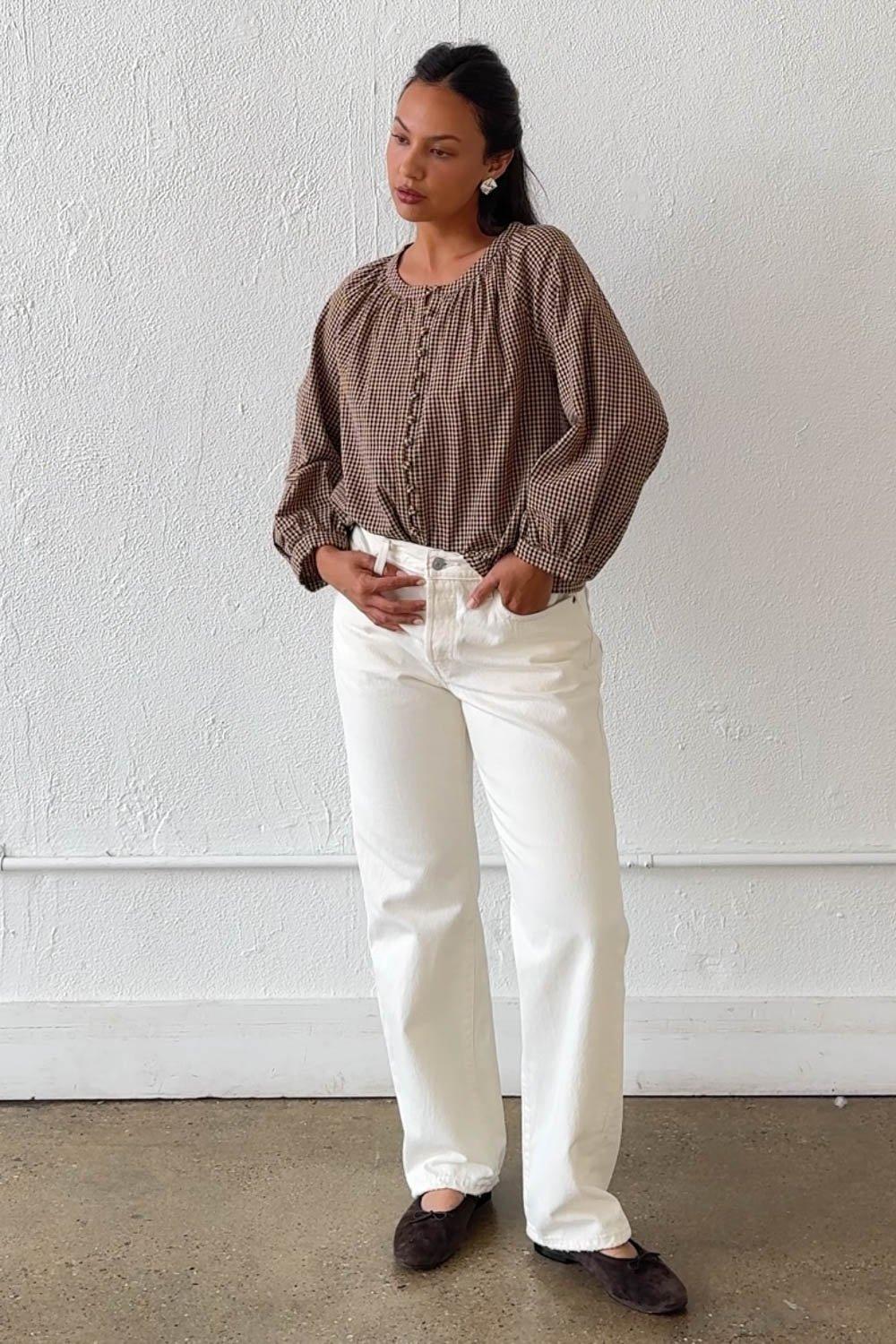 Cotton Oversized Blouse (C6925T) image