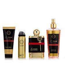 Armaf Le Femme W H B Li Free 4PC Set 3.4OZ EDP Sp 3.4OZ B L 1.7OZ Body Spray 8.4OZ Body Mist image