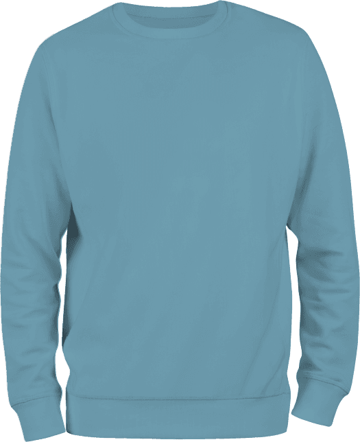 Crew Neck Sweatshirt Plus Size - Aqua (Pack of 12) image