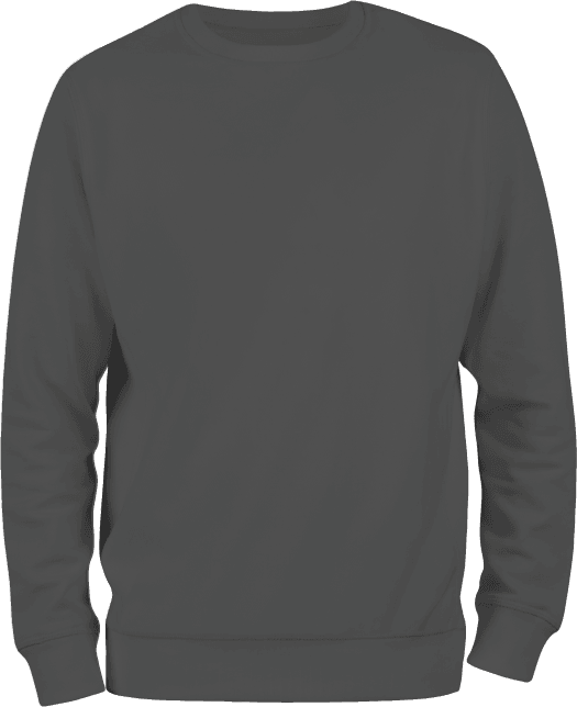 Crew Neck Sweatshirt Plus Size - Charcoal (Pack of 12) image