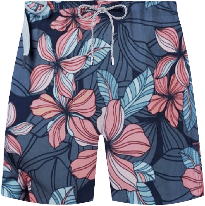Swim Trunks Plus Size - Slate Blue (Pack of 12) image