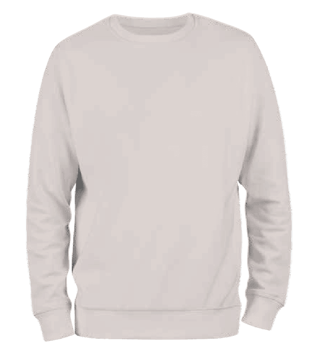 Fleece Crew Neck Sweat Shirt - Oyster (Pack of 12) image