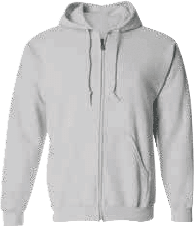 Fleece Full Zipper Hoodie - Oyster Tan (Pack of 12) image