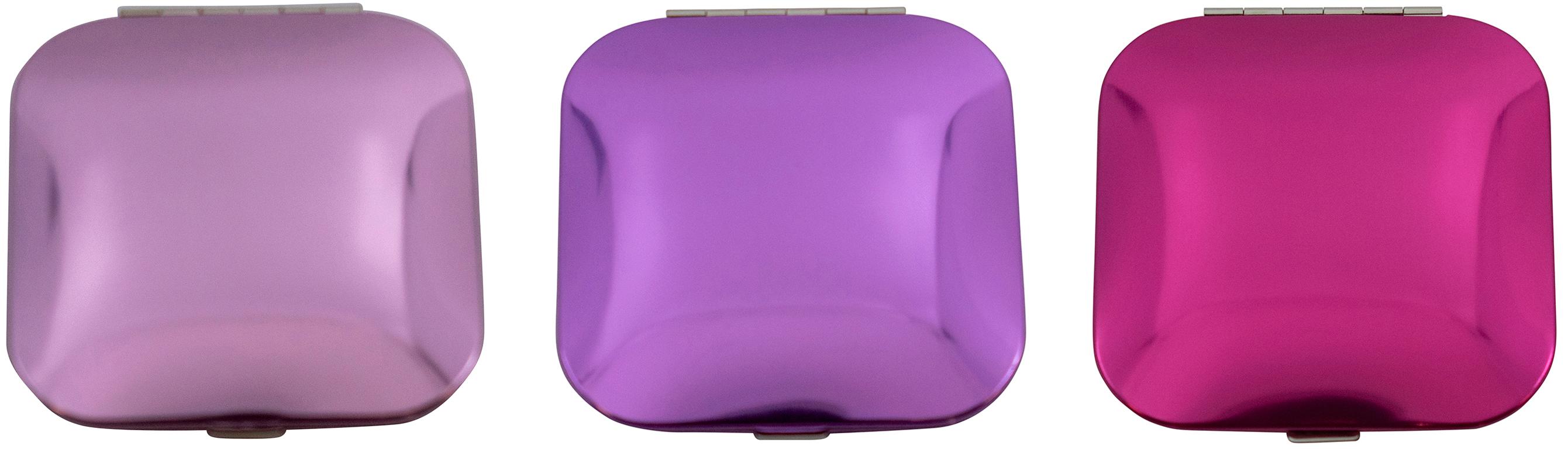 Square Clamshell Compact Mirror With Reflective Finish image