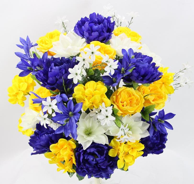 Jumbo Spring Mixed Bush x 36 stems GPB25302-GD/BL/CM