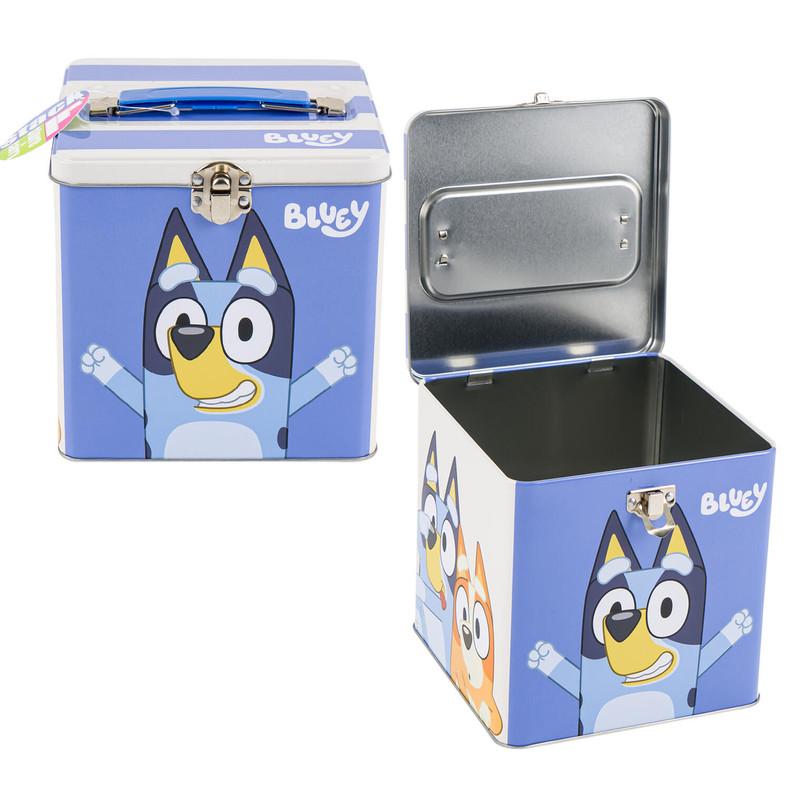 Bluey Tin Cube Carry-All Container with Handle image