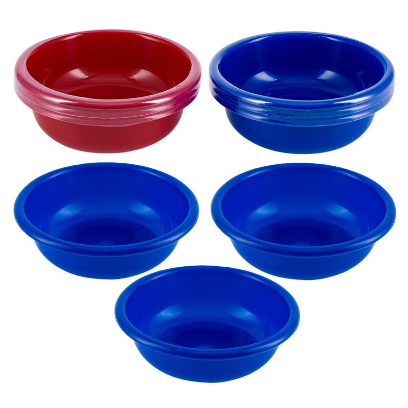 Plastic Bowls 3-Pack, BPA Free, Assorted image