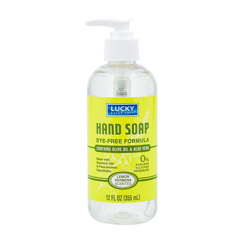 Lucky Super Soft Lemon Verbena Scented Liquid Hand Soap, 12oz image