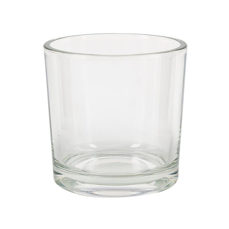 Clear Glass Candle Holder - 16oz image