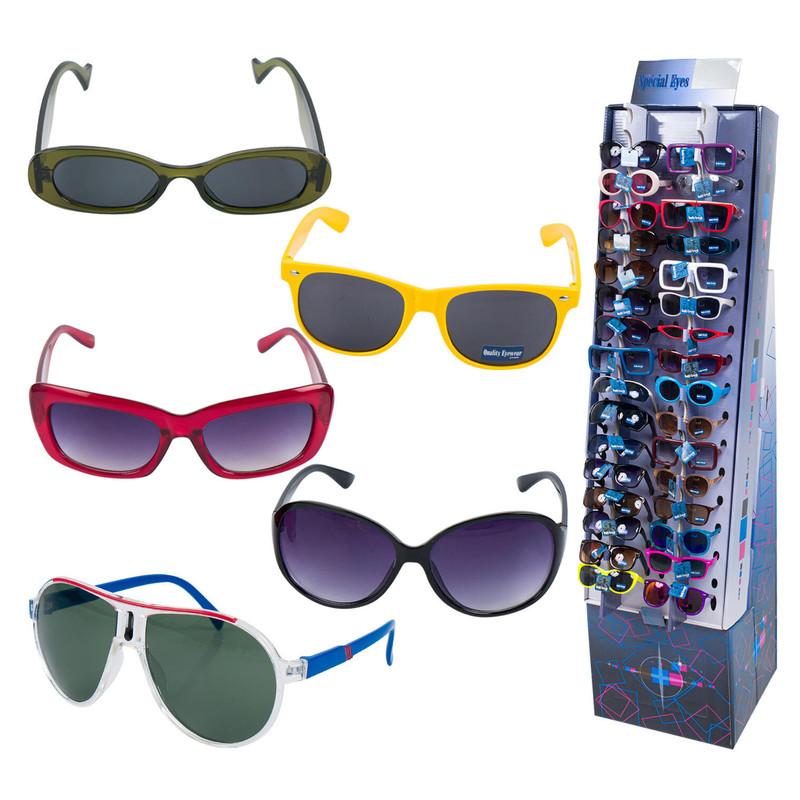 Special Eyes Adult Sunglasses with Display - Assorted Colors image