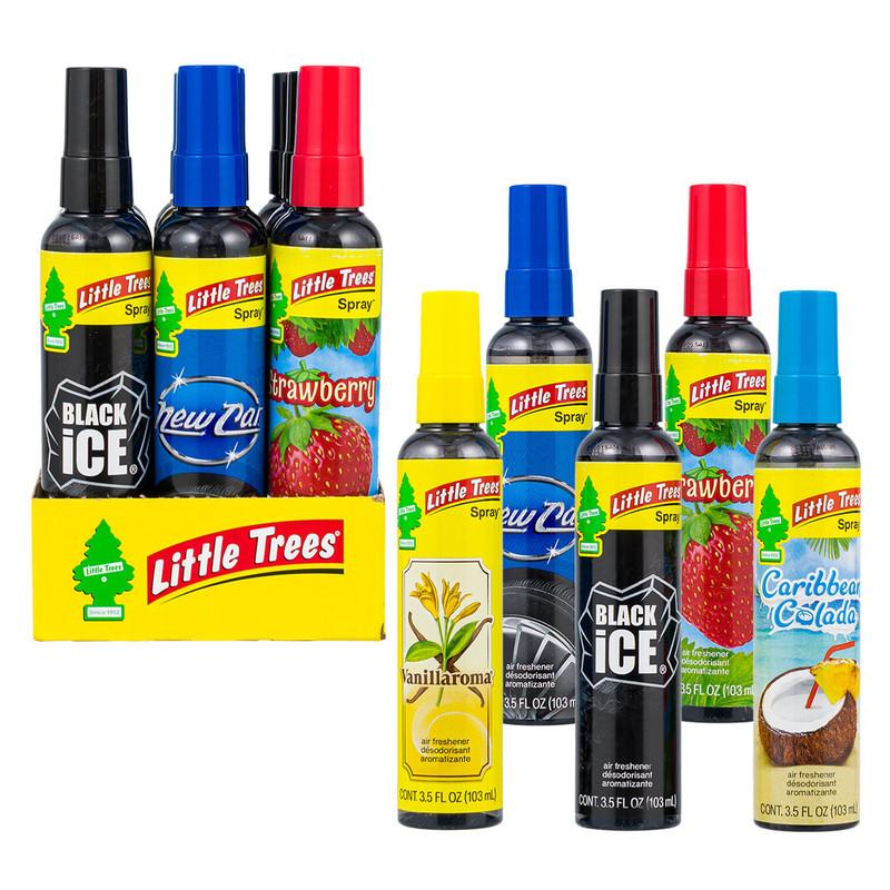 Little Trees Air Freshener Spray - 3.5oz/103ml Per Bottle - 4 Assorted Scents image
