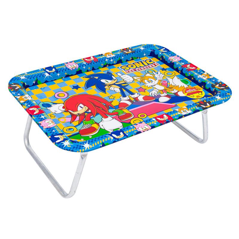 Sonic The Hedgehog Activity Snack Tray with Folding Legs, 17"