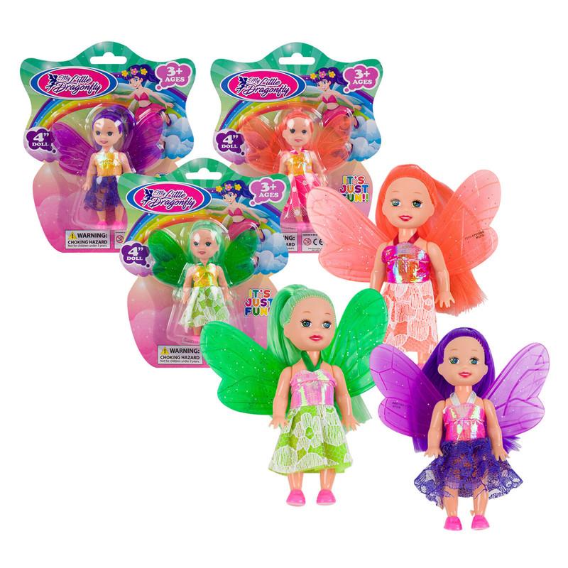 Dragonfly Doll W/ Wings- 3.5"- 3 Assortments image