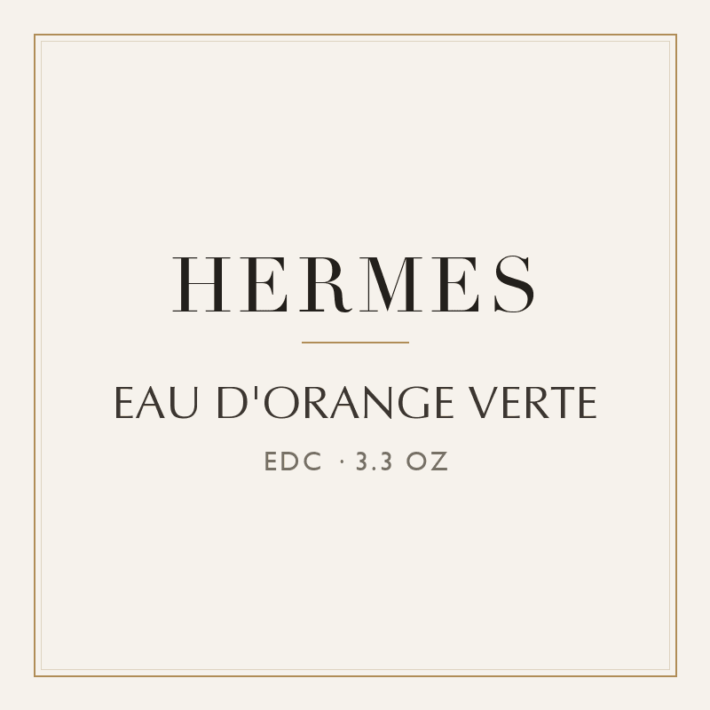 EAU D'ORANGE VERTE - Hermes - EAU DE COLOGNE SPRAY 3.3 oz / 100 ml Unisex image