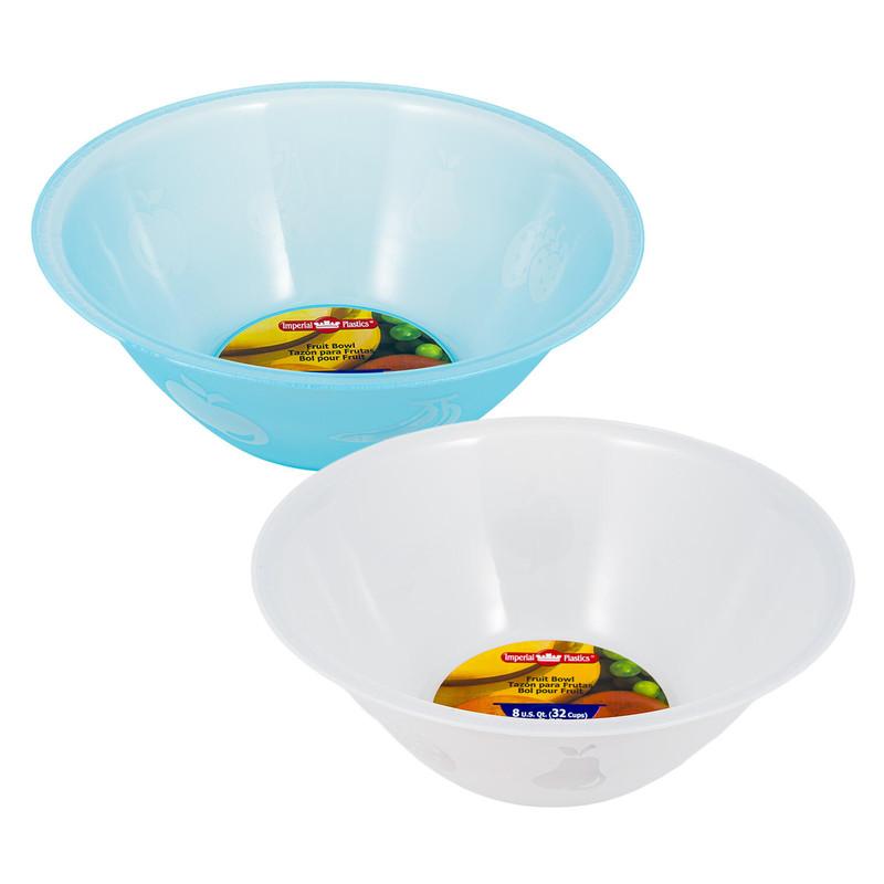 Imperial Plastics Fruit Bowl, 8 Qt, Assorted image