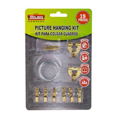 Toolbox Company Picture Hanging Kit - 19 Pieces image