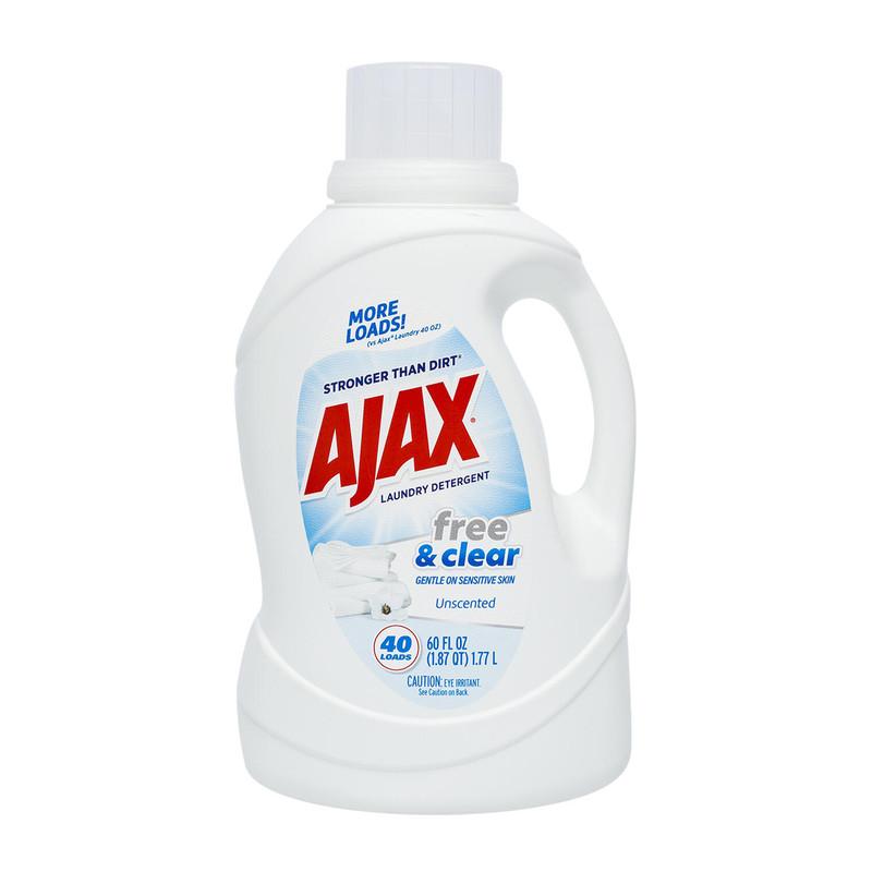 Ajax Free & Clear Unscented Liquid Laundry Detergent, 60oz image