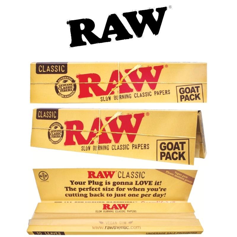 RAW® 37 Inch Goat Paper 10 Leaves / Pack