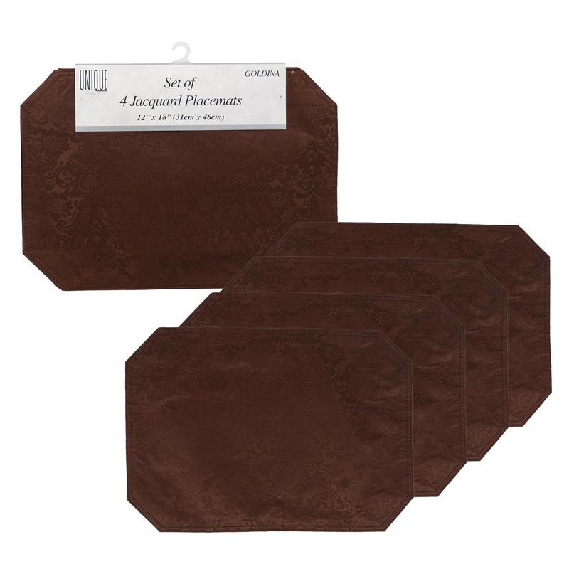 Unique Jacquard Kitchen Placemats, Set of 4 image