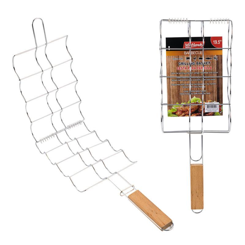 Mr. Handy Barbecue Grilling Basket, 19.5" image