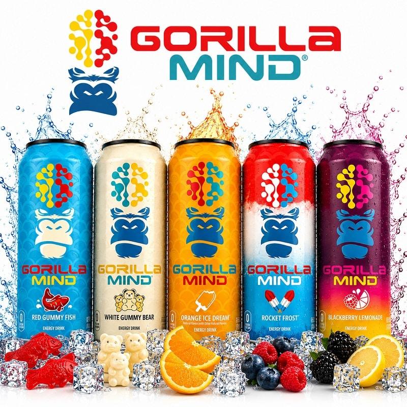 Gorilla Mind® 16oz Energy Drink – 12 / Case image
