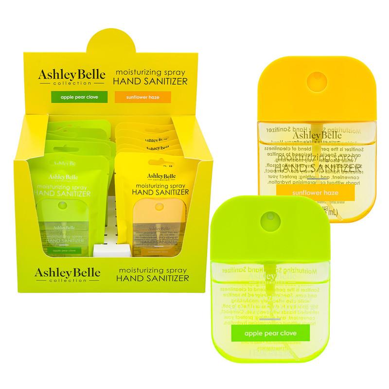 Ashley Belle Moisturizing Spray Hand Sanitizer 1oz, Apple Pear Clove and Sunflower Haze Assorted image