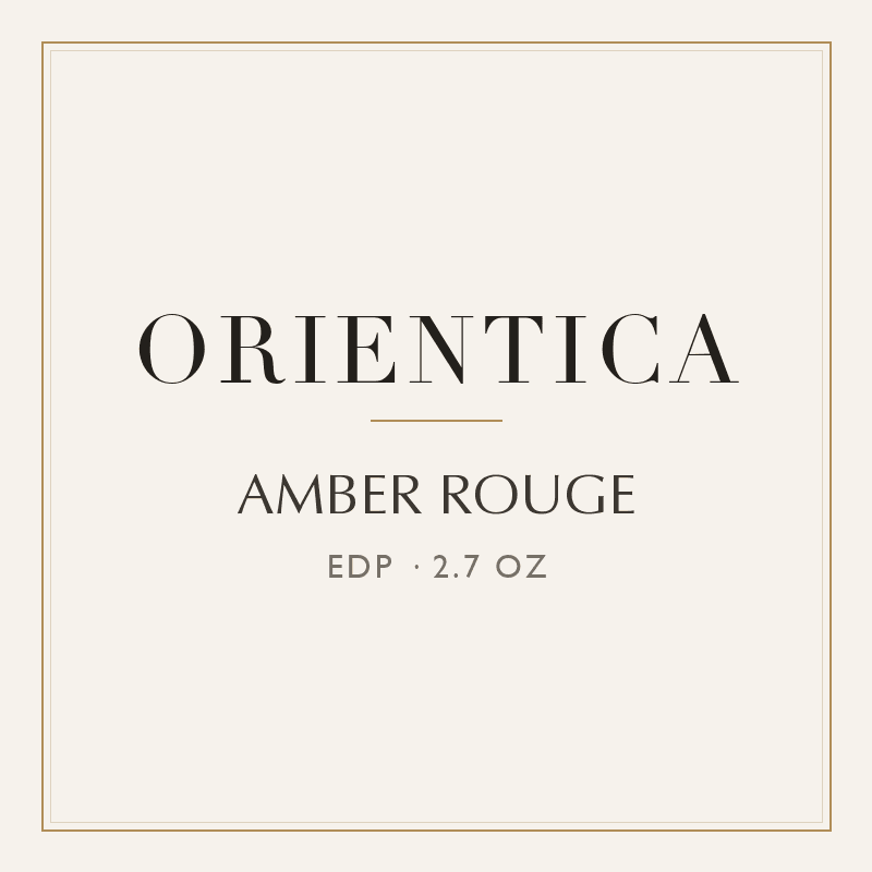 AMBER ROUGE - Orientica - EAU DE PARFUM SPRAY 2.7 oz / 80 ml Tester image
